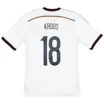Germany Soccer Jersey Replica Retro Home World Cup 2014 Mens (Kroos #18)