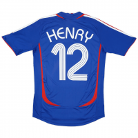 France Soccer Jersey Replica Retro Home World Cup 2006 Mens (HENRY #12)