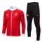 Manchester United Soccer Jacket + Pants Replica Red - White 2022/23 Mens