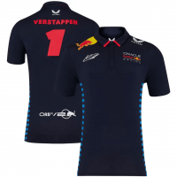 Oracle Red Bull F1 Racing Team Polo Shirt Max Verstappen 2024 Mens