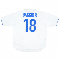 Italy Soccer Jersey Replica Retro Away World Cup 1998 Mens (BAGGIO R #18)