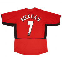 Manchester United Soccer Jersey Replica Retro Home 2002/2004 Mens (Beckham #7)