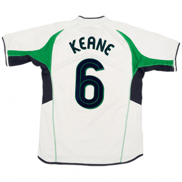 Ireland Soccer Jersey Replica Retro Away 2002 Mens (Keane #6)
