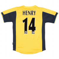Arsenal Soccer Jersey Replica Retro Away 1999/2000 Mens (HENRY #14)