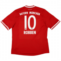 Bayern Munich Soccer Jersey Replica Retro Home UCL Final 2013/2014 Mens (ROBBEN #10)