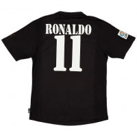 Real Madrid Soccer Jersey Replica Retro Centenary Away 2002/2003 Mens (Ronaldo #11)
