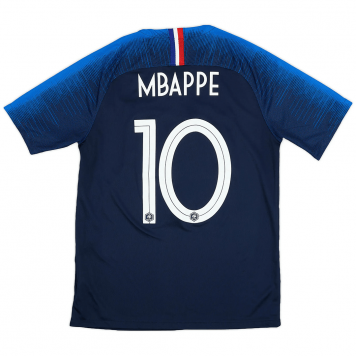 France Soccer Jersey Replica Retro WCC Home 2018 Mens (MBAPPE #10)