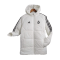Real Madrid Cotton Winter Soccer Jacket White 2023/24 Mens
