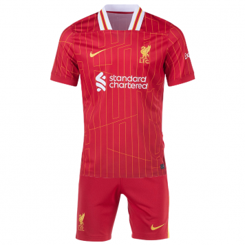 Liverpool Soccer Jersey + Short Replica Home 2024/25 Youth