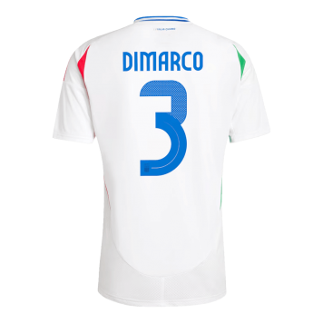 Italy Soccer Jersey Replica Away Euro 2024 Mens (DIMARCO #3)
