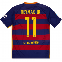 Barcelona Soccer Jersey Replica Retro Home 2015/2016 Mens (NEYMAR JR #11)