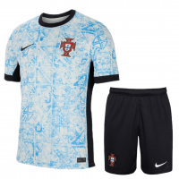 Portugal Soccer Jersey + Short Replica Away Euro 2024 Mens