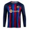 Barcelona Soccer Jersey Replica Home Mens 2022/23 (Long Sleeve)