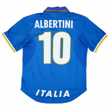 Italy Soccer Jersey Replica Retro Home Euro Cup 1996 Mens (Albertini #10)