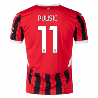 AC Milan Soccer Jersey Replica Home 2024/25 Mens (Pulisic #11)