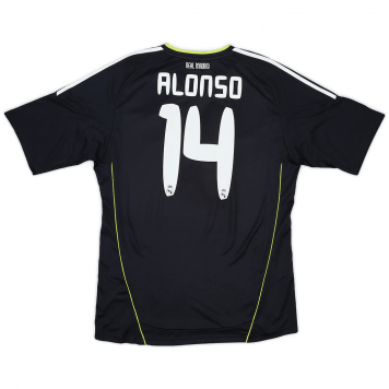 Real Madrid Soccer Jersey Replica Retro Away 2010/2011 Mens (ALONSO #14)