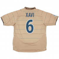 Barcelona Soccer Jersey Replica Retro Away 2003/2005 Mens (Xavi #6)