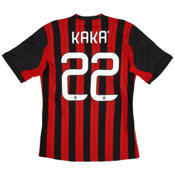 AC Milan Soccer Jersey Replica Retro Home 2013/2014 Mens (KAKA' #8)