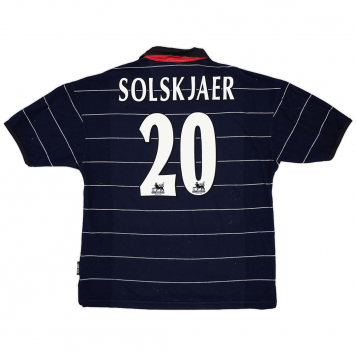 Manchester United Soccer Jersey Replica Retro Away 1999/00 Mens (Solskjaer #20)