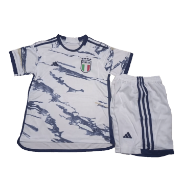 Italy Soccer Jersey + Short Replica Away 2023/24 Youth