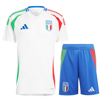 Italy Soccer Jersey + Short Replica Away Euro 2024 Mens