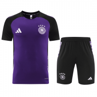 Germany Soccer Jersey + Short Replica Purple Euro 2024/25 Mens