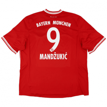 Bayern Munich Soccer Jersey Replica Retro Home UCL Final 2013/2014 Mens (MAND?UKI? #9)