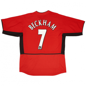 Manchester United Soccer Jersey Replica Retro Home 2002/2004 Mens (Beckham #7)