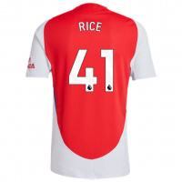 Arsenal Soccer Jersey Replica Home Player Version 2024/25 Mens (RICE #41)