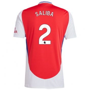 Arsenal Soccer Jersey Replica Home 2024/25 Mens (SALIBA #2)